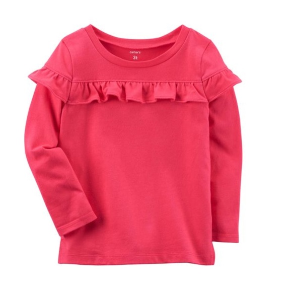 Carter's Other - Carter's reddish ruffle top 2T Carter's Other - Carter's reddish ruffle top 2T